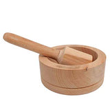 جرن ثوم خشب زان   | garlic mortar wooden
